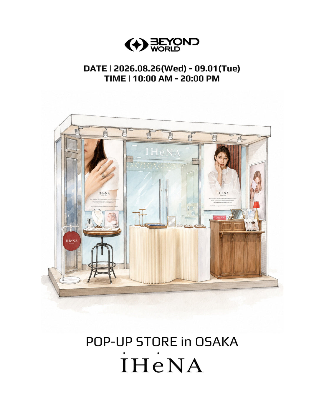 IHeNA POPUP STORE in OSAKA｜阪急うめだ本店で初開催