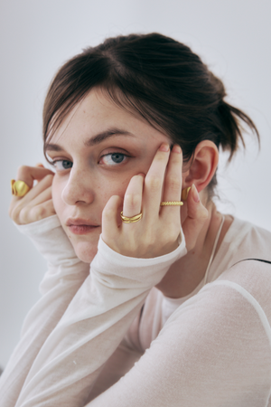 Shimmering wave Ring