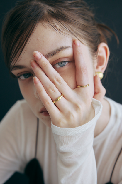 Shimmering wave Ring