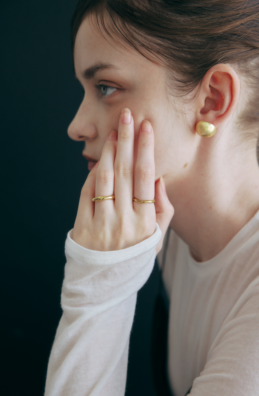 Shimmering wave Ring