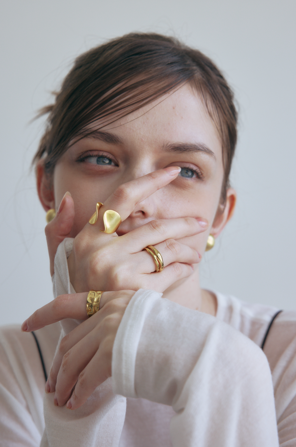 Shimmering wave Ring