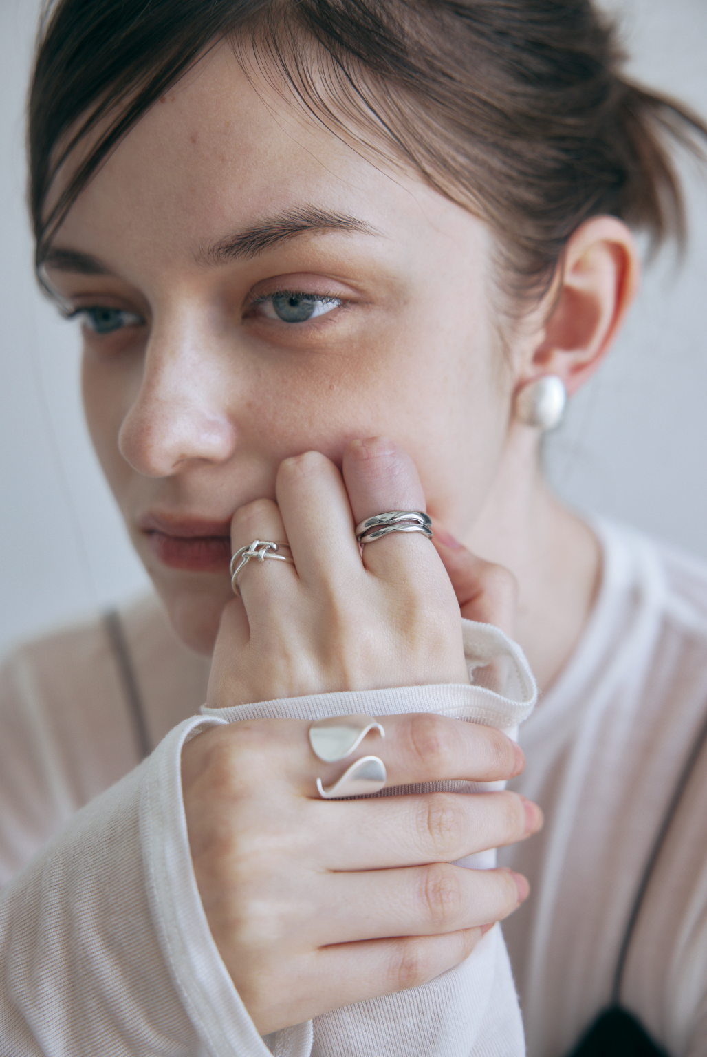 Shimmering wave Ring