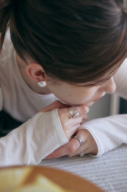 Shimmering wave Ring
